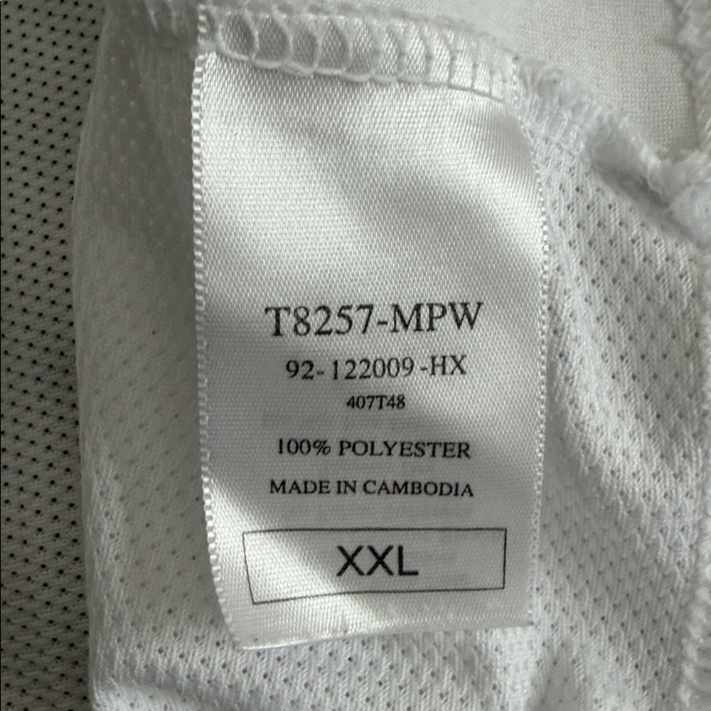 Champion Colorblock Performance T Shirt White Blue XXL - Picture 6 of 6